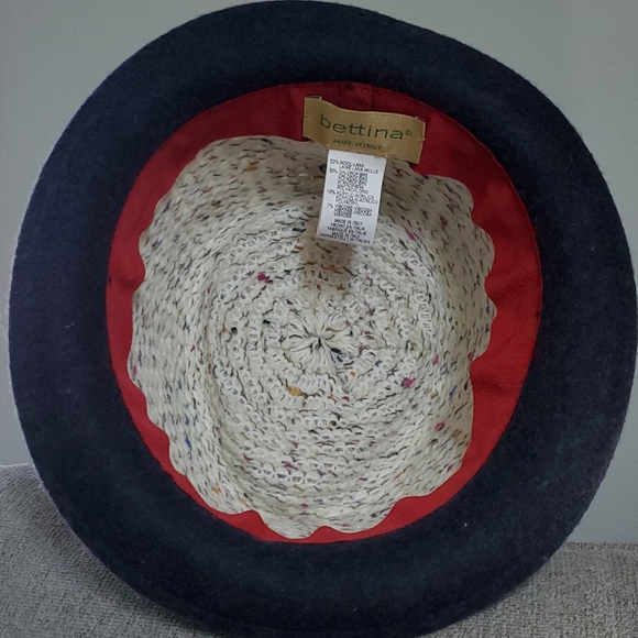 Two-tone Fedora/Trilby women's hat - Picture 3 of 4